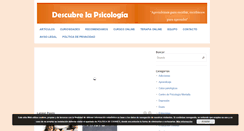 Desktop Screenshot of descubrelapsicologia.com